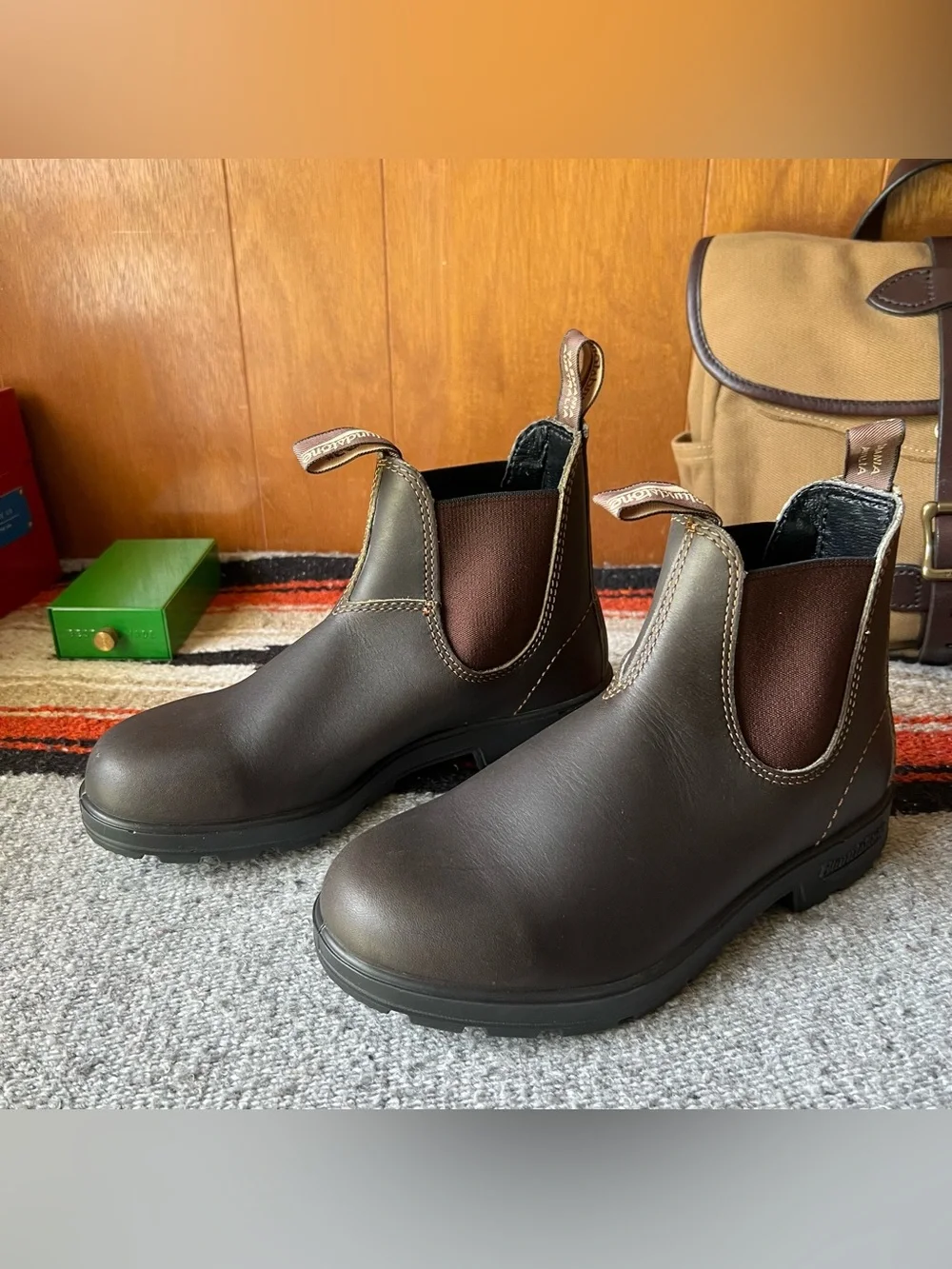Blundstone Chelsea Boots Brown Leather - Picture 5 of 13